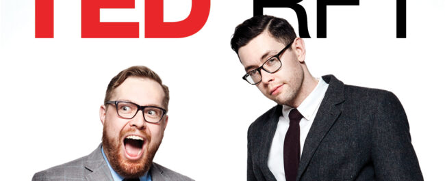 TEDxRFT is Rapid Fire Theatre performing a night of improvised Ted Talks. Performing Friday, Sept. 8.