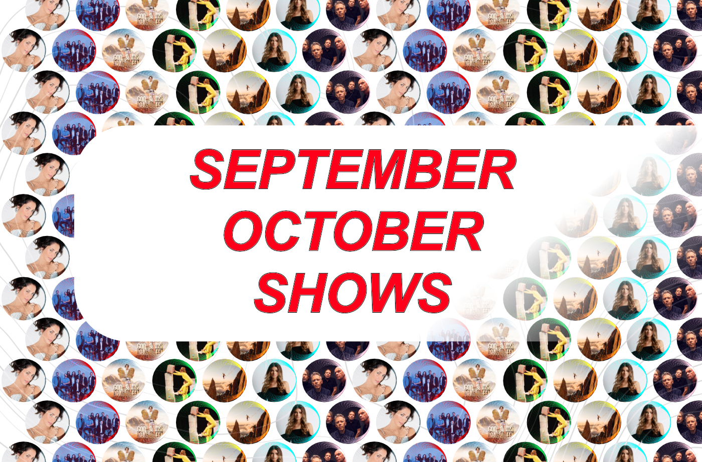 A great lineup of shows for September and October at the Jeanne and Peter Lougheed Performing Arts Centre.